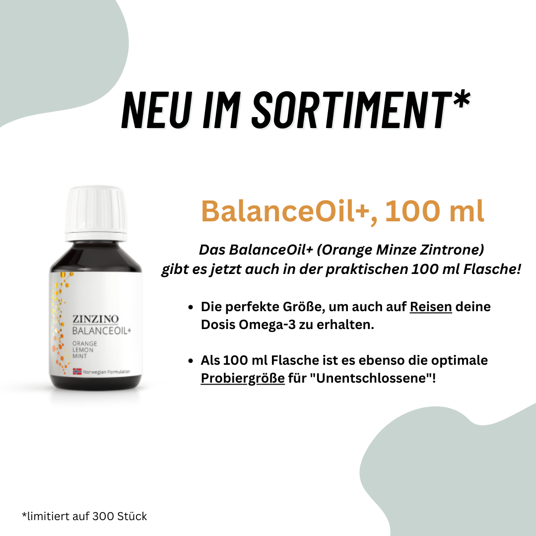 BalanceOil+, 100 ml Reisegröße