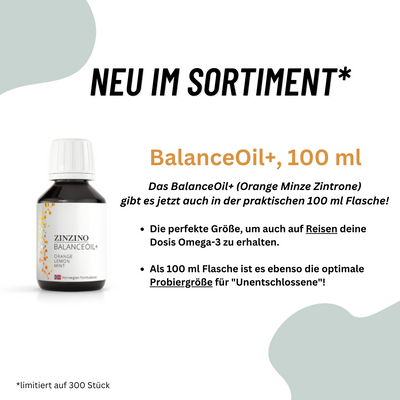 BalanceOil+, 100 ml Reisegröße